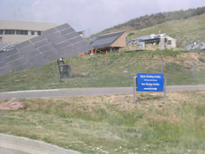 image of solar panel testing site