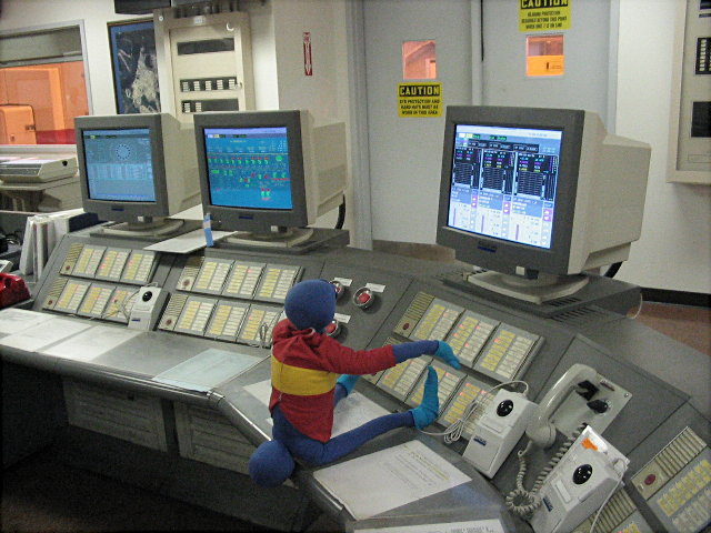 image of Energy Ant in the control room.