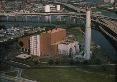 Image of aerial view of the RESCO plant.