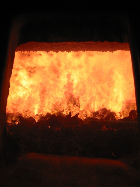 Image of trash burning