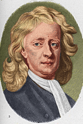 image of portrait of Isaac Newton