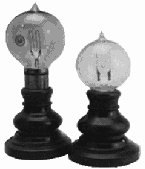 picture of two of Latimer's light bulbs