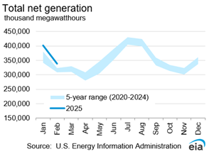 Total net generation