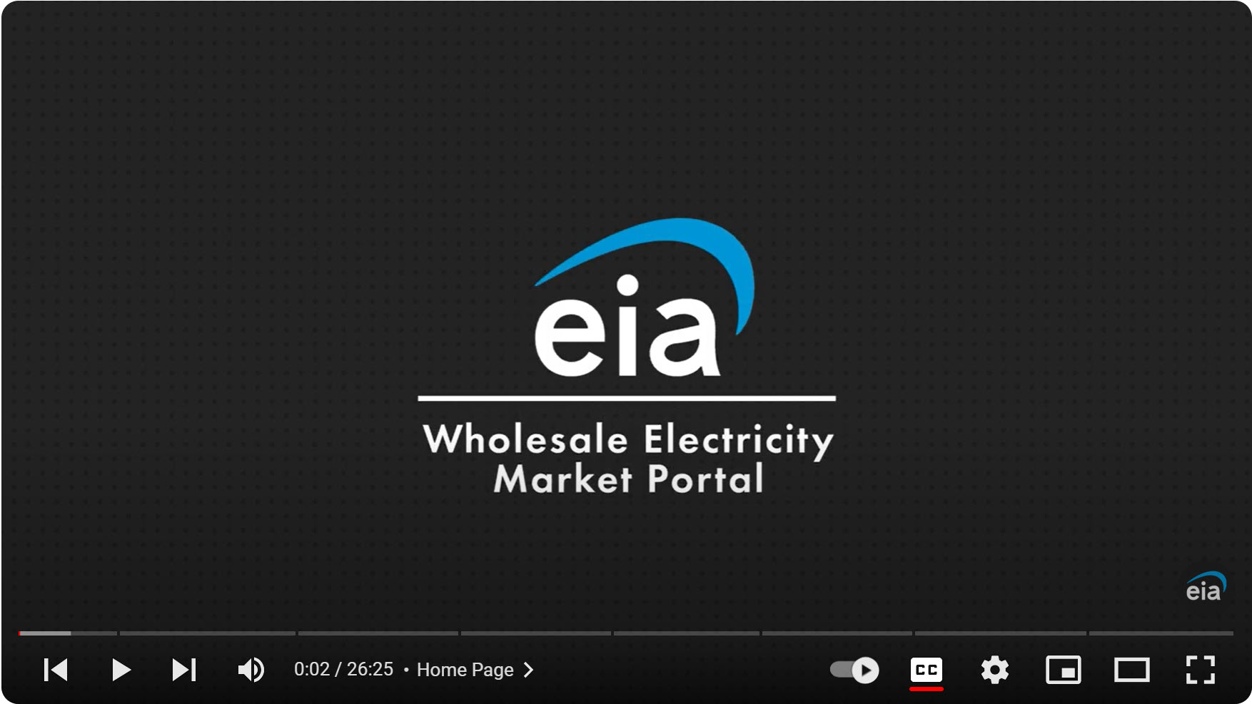 Wholesale Electricity Market Portal Demo video thumbnail