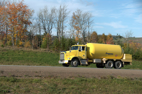 Image of a propane delivery truck