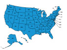 State-level map showing estimates of noncombustible renewable energy for 2011