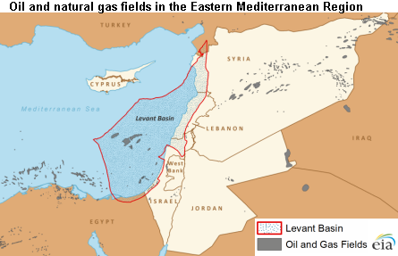 Map of eastern Mediterranean region, as explained in the article text