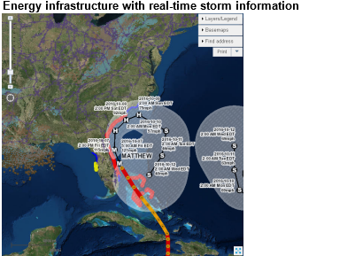 Hurricane Matthew may cause problems for East Coast energy infrastructure