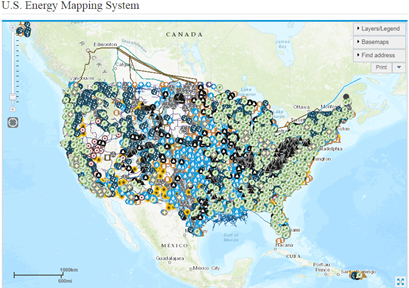 U.S. energy mapping system, as explained in the article text