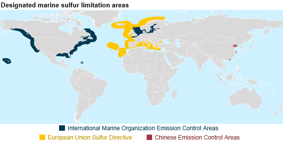designated marine sulfur limitation areas