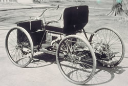 image of Henry Ford in horseless-carriage