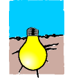 image of a light bulb underground