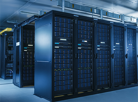 Picture of a data center