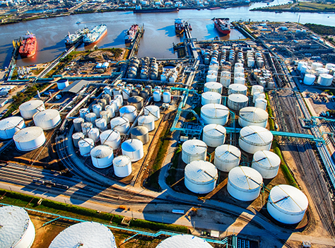 Picture of propane tanks