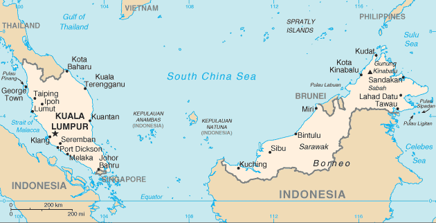 Figure 1. Map of Malaysia
