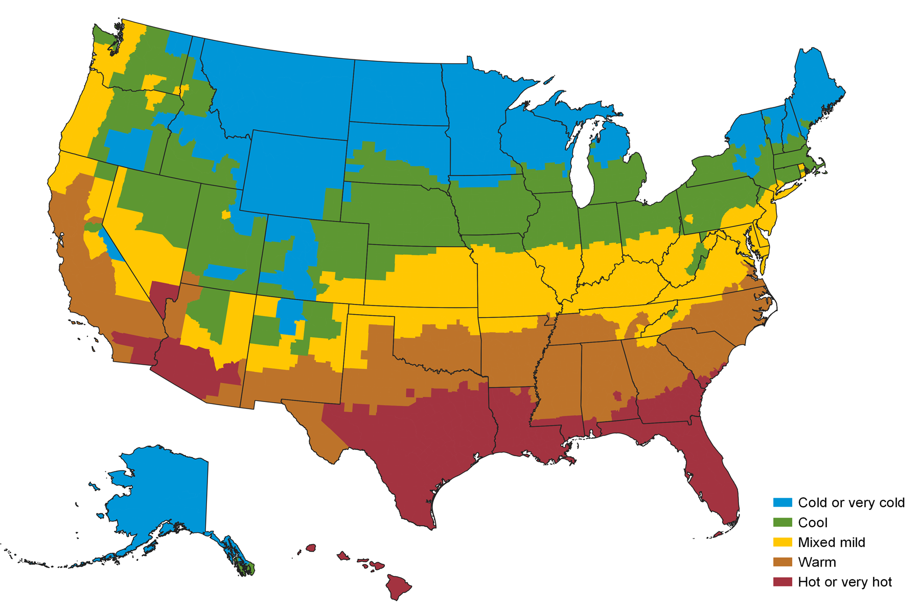 ASHRAE climate zones