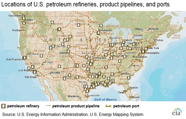 Regional Gasoline Price Differences U S Energy Information Administration Eia