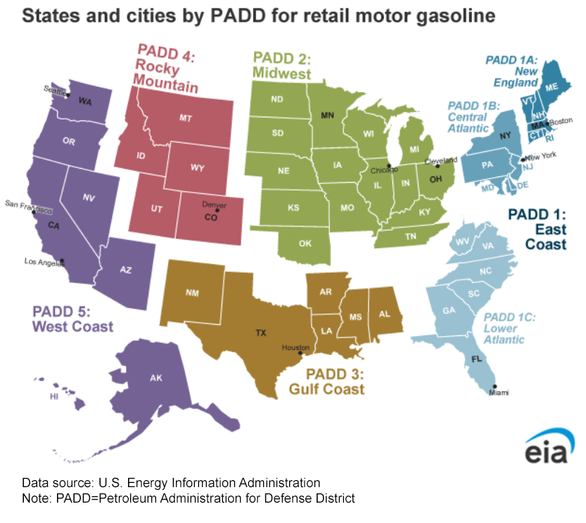 Average Gas Price By State Map Oconto County Plat Map