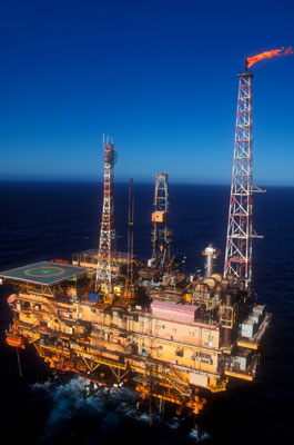Offshore oil rig