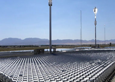 Image of a solar power tower.