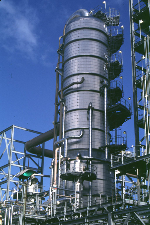 Richmond Refinery, Fluid Catalytic Cracking Distillation Column.
