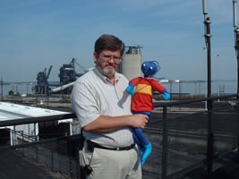 Image of Energy Ant at a coal export facility.