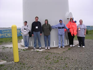 Picture of Energy Ant at wind turbine