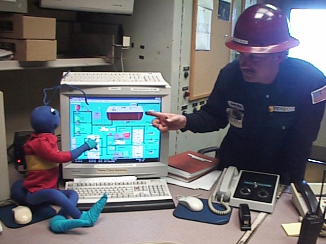 Picture of offshore computer.