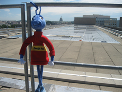 Energy Ant on top of the Forrestal Building