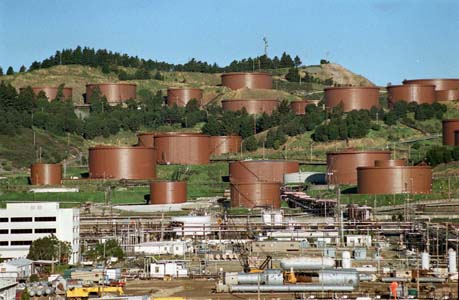 Tank Farm, Chevron Richmond Refinery