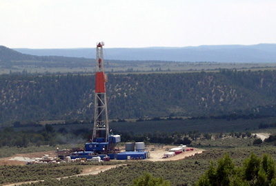 Picture of well at North Hill Creek, Native American Project