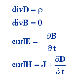 Image with Maxwell's Equations & a link to a History of Classical Electromagnetism