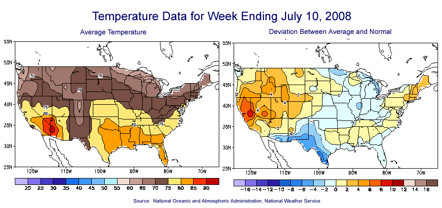 Temperature Maps