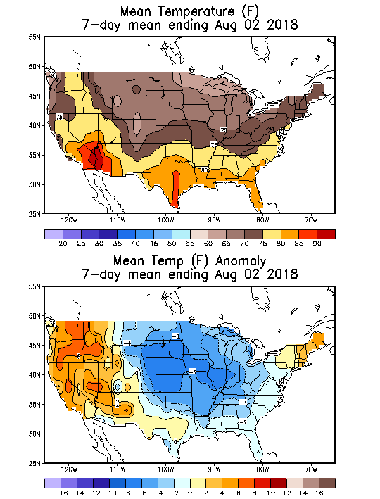 Mean Temperature (F) 7-Day Mean ending Aug 02, 2018