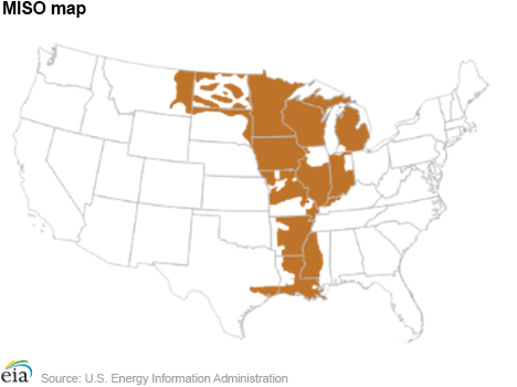 MISO map