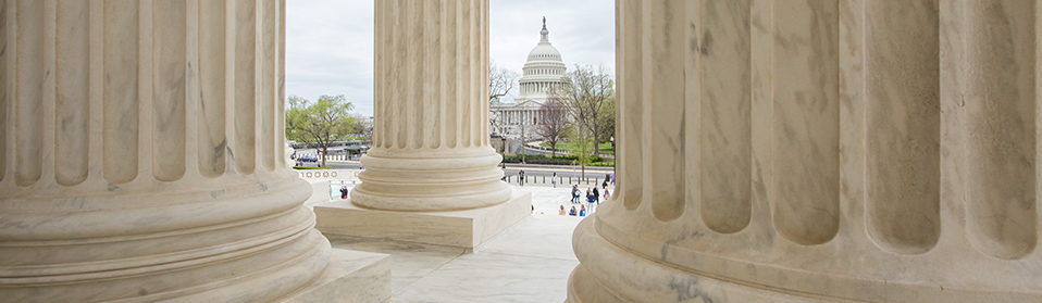 This is a photo of a distance view of the U.S. Capital