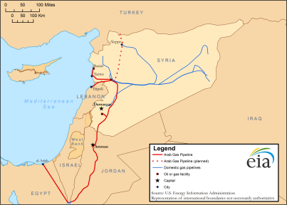 Map of Syria, as explained in the article text