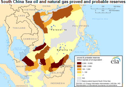 Map of South China Sea, as explained in the article text