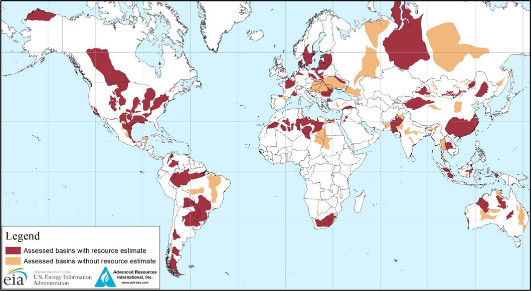 World Oil Fields Map Carmen Martin