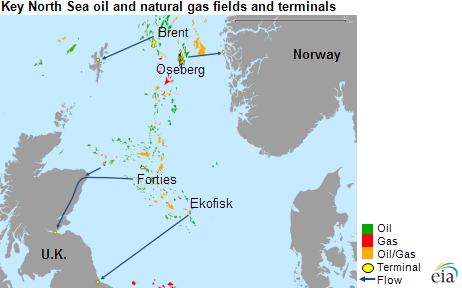North Sea Oil Reserves Map North Sea Oil And Gas Map WLPHG