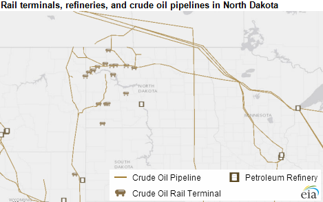 Map of rail terminals, as explained in the article text