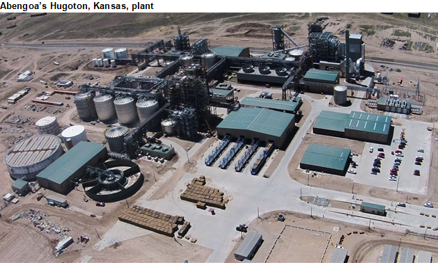 image of Abengoa's Hugoton, Kansas plant, as explained in the article text